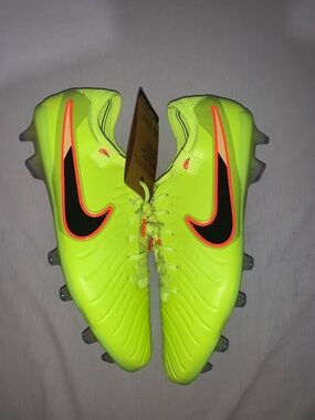 Nike Tiempo Legend 10 Elite FG Volt Black Size: 12.5